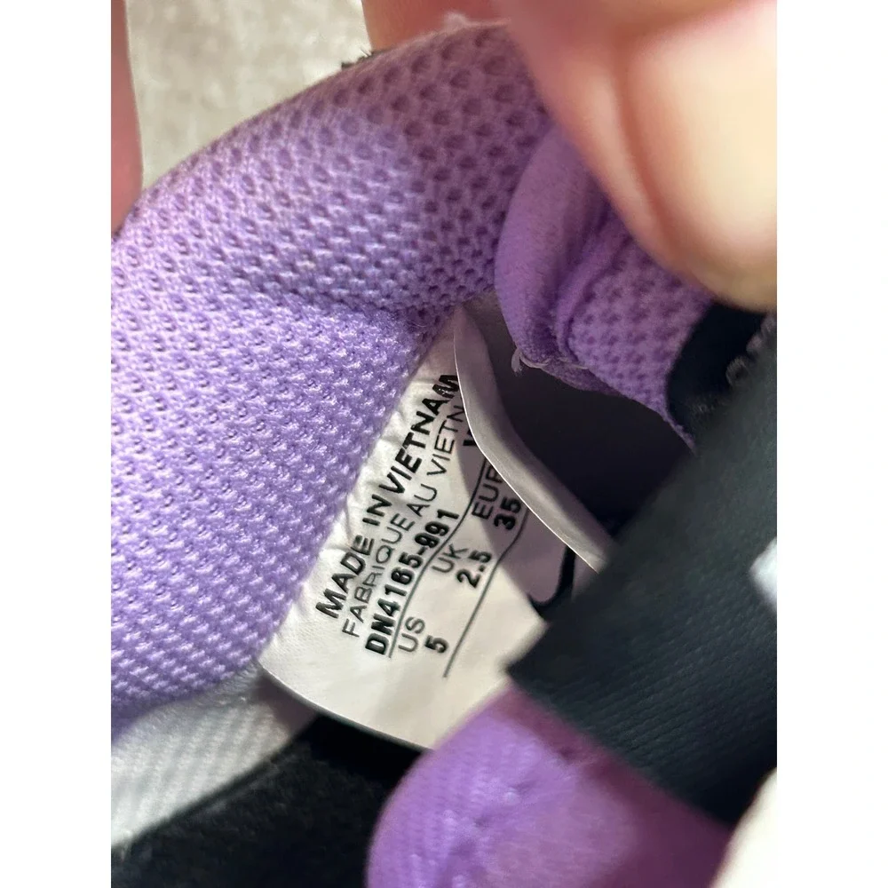 Nike Air Force 1 Low HTX RCK Black White‎ Orange Purple Sneakers - Size 5 - Picture 5 of 6